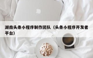 凤城湖南头条小程序制作团队（头条小程序开发者平台）